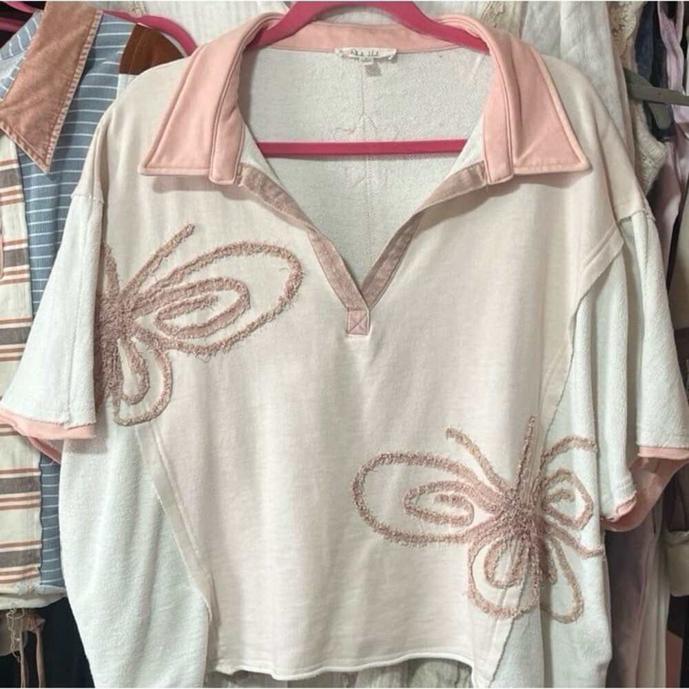 OLI & HALI TOP Oli and Hali shirt polo short sleeve OLI HALI rugby top OVERSIZED